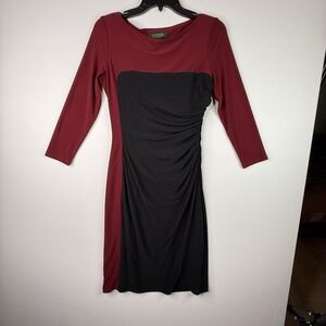 ralph lauren women's Dress Red And Black 4